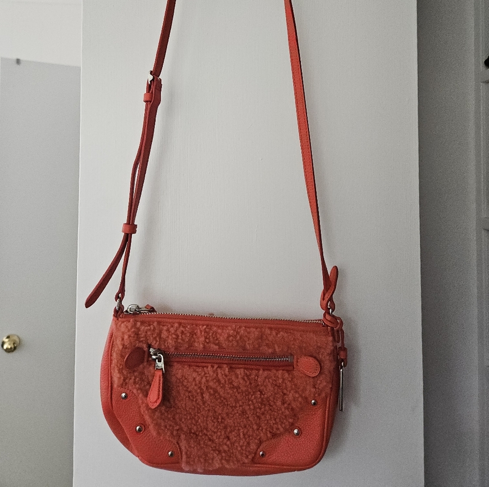 Coach Nolita Sterling Crossbody Bag Blood Orange